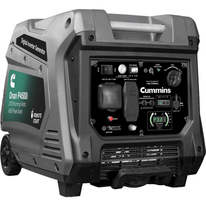 Cummins P4500i 3700W/4500W Onan A058U955 Remote Start Portable Gas Inverter Generator Scratch & Dent