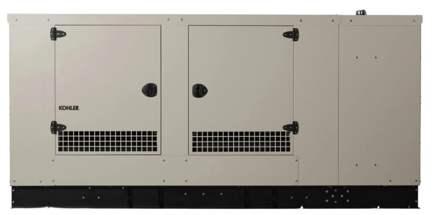 Kohler  80KW 120/240V Single Phase Standby Generator Aluminum SCAQMD Compliant New - KG80R-QS7