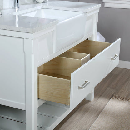 Altair Designs 42" single vanity with top - 537042-JB-AW-NM