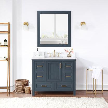Altair Designs  42" single vanity with top - 538042-CB-AW-NM