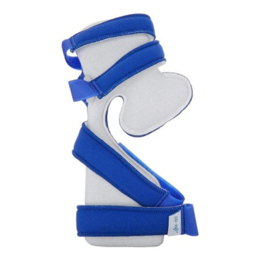 Patterson Medical Air Soft - Resting Hand Splint Aluminum / Fabric Left Hand Blue Medium - 55462302