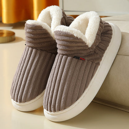 Chaussons en Coton pour Hommes et Femmes au Même Style