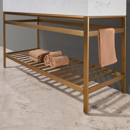 Altair Designs 60" double vanity with top - 68060-AWAP-MB-NM