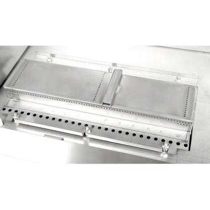 TEC Grills 44" Patio On Stainless Cabinet With Side Shelves (64") - PFR2LPCABS