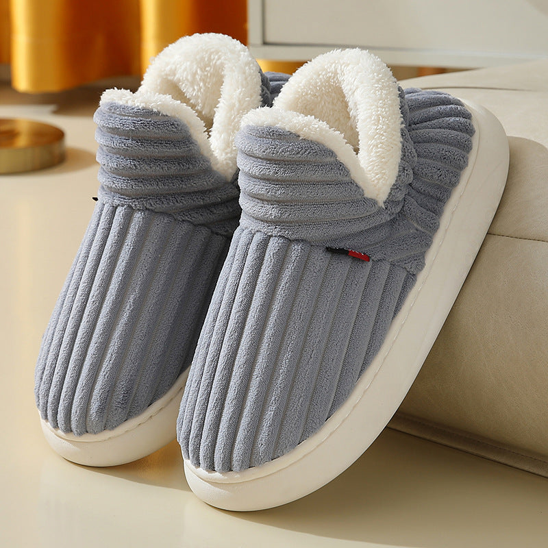 Chaussons en Coton pour Hommes et Femmes au Même Style