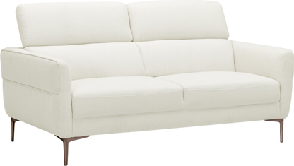 Costway Modern Loveseat Sofa 72.5" with Adjustable Headrest New - HV10184WL-12WH