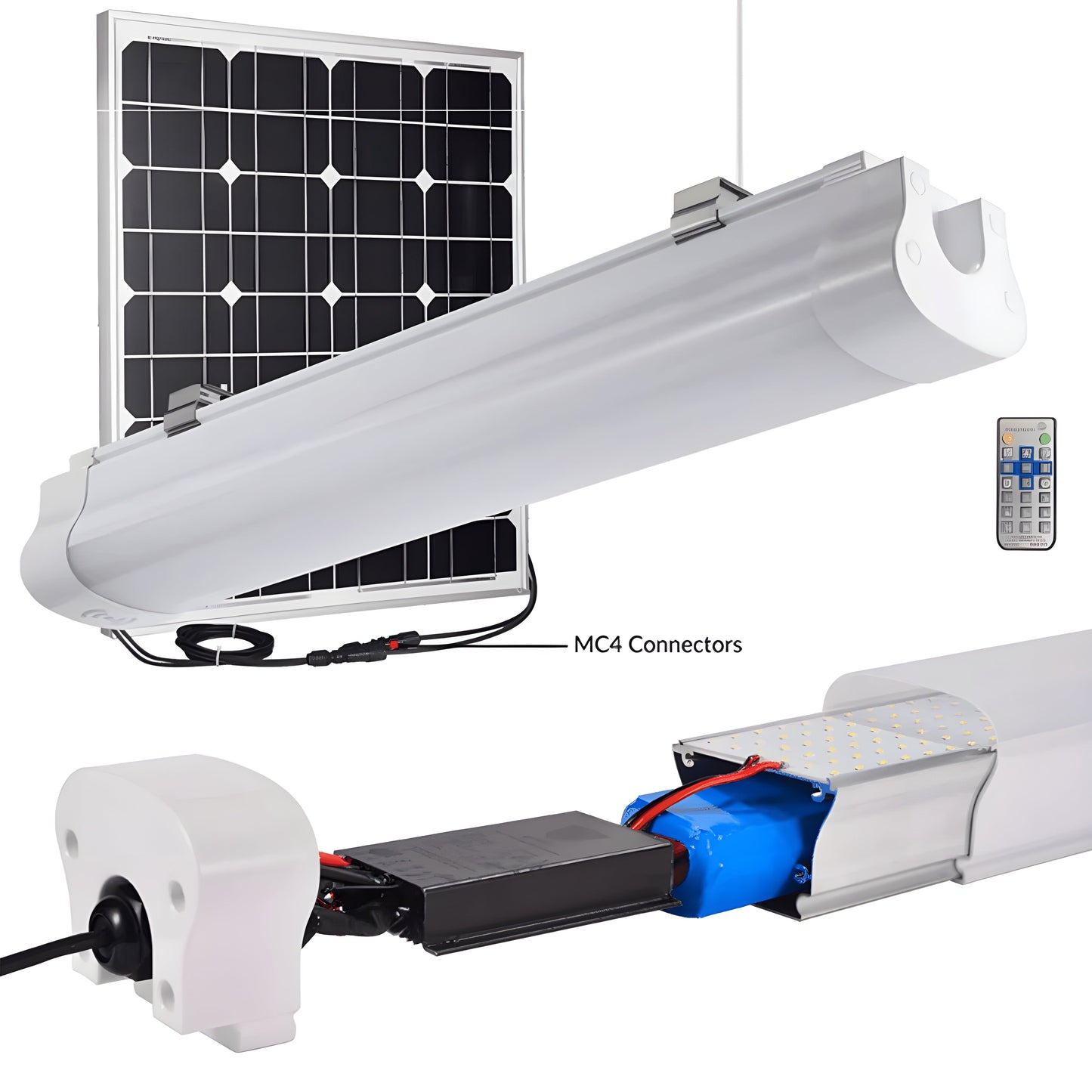 AVS Energy Solar Carport/Portable Light 24 Watt 3000 Lumens 5000K  - AVS-SCL24W