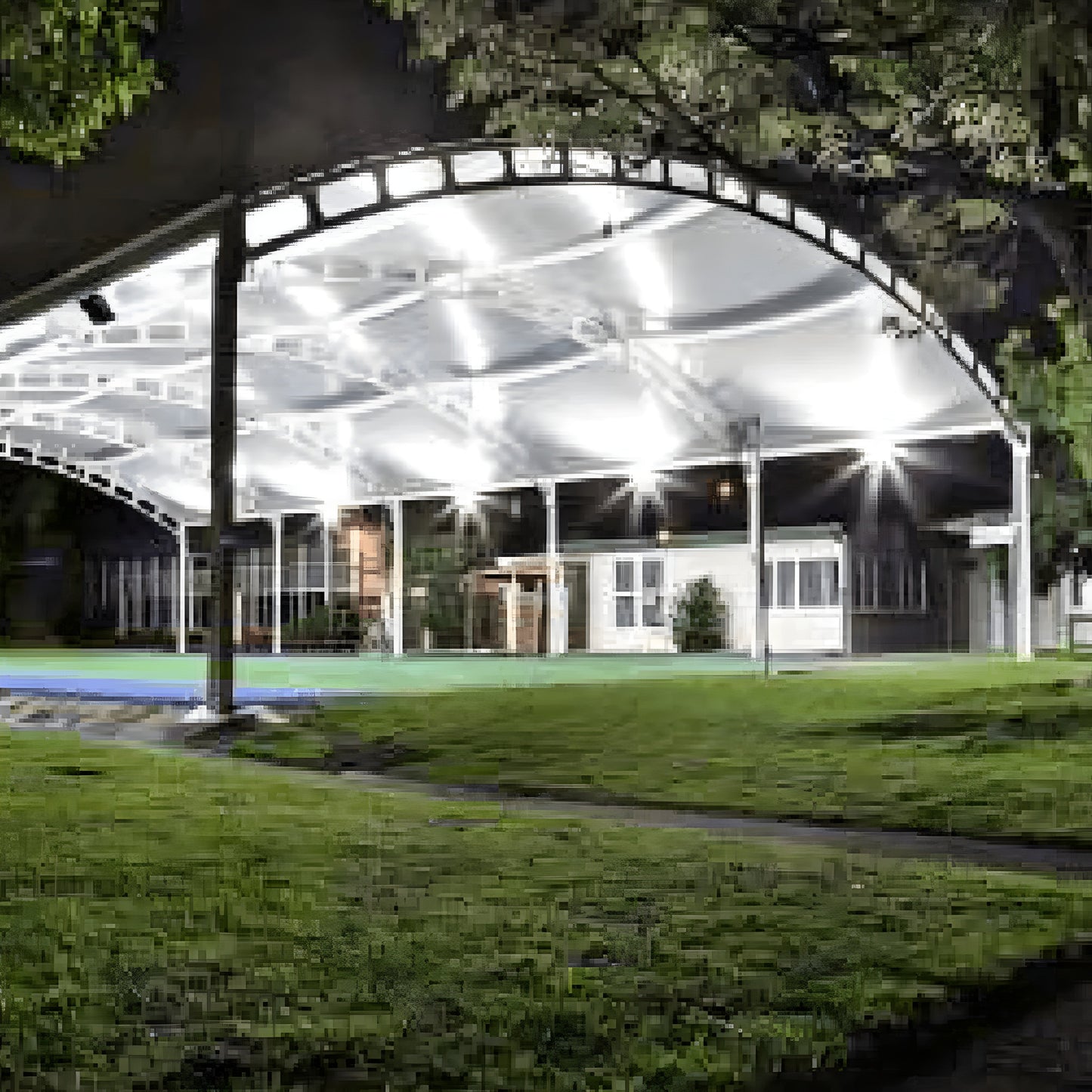 AVS Energy Solar Carport/Portable Light 18 Watt 2200 Lumens 5000K - AVS-SCL18W