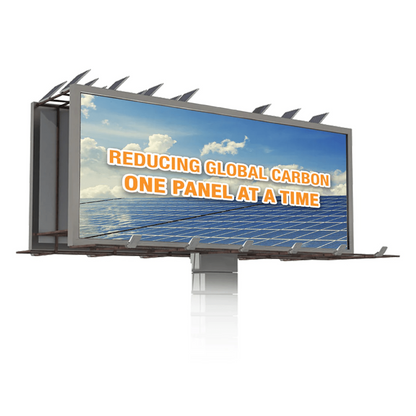 AVS Energy Solar Billboard Light 40 Watt 5500 Lumens 5000K Yoke/Pole Mount IP67  - AVS-SFL40W-Yoke