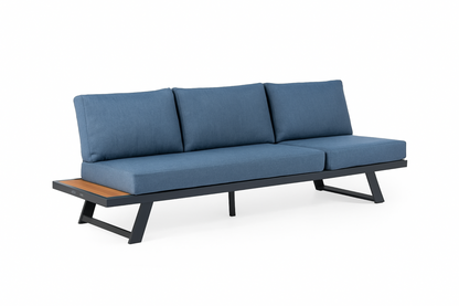 Ash & Ember Scratch and Dent, Caspian Sun Sofa with Cushions and Side Table - R899613