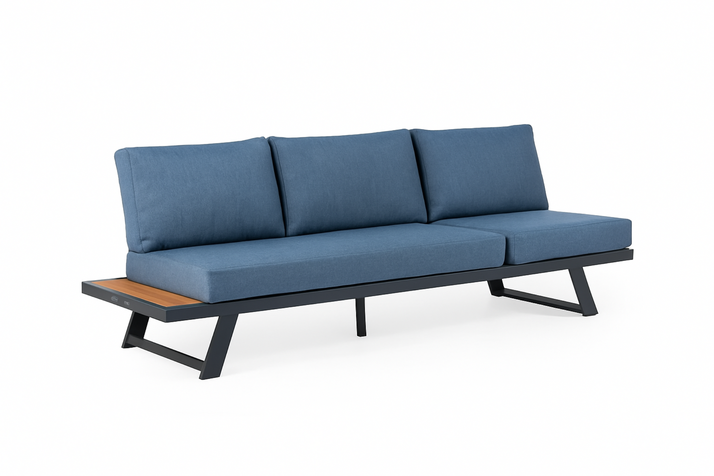 Ash & Ember Scratch and Dent, Caspian Sun Sofa with Cushions and Side Table - R899613