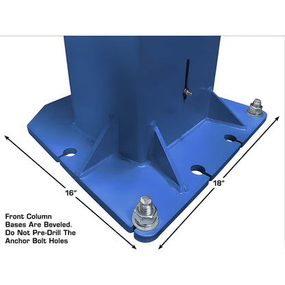 Atlas Platinum PVL14OF-EXT ALI Open Front Alignment 4 Post Lift - ATEAP-PVL14OF-EXT-FPD