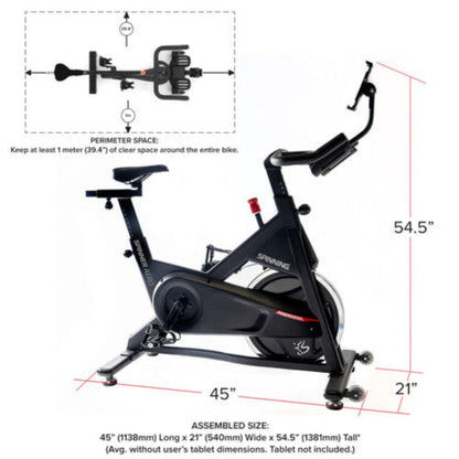 Spinning Spin Bikes Spinning Aero Connected Home Spinner Bike - 10-024