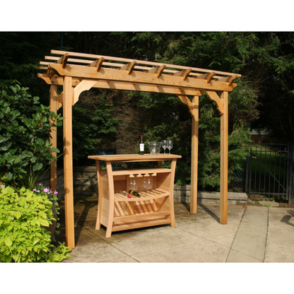 Creekvine Designs Red Cedar Courtyard Pergola - WRF38PERGCVD