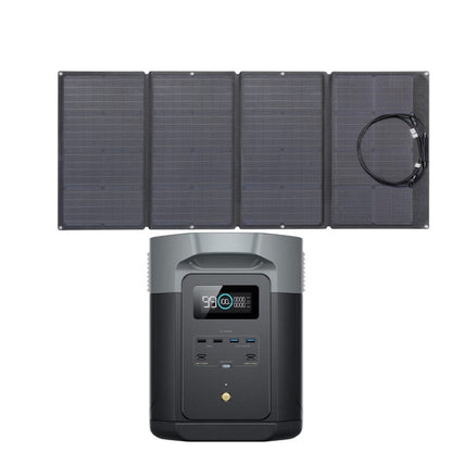 EcoFlow DELTA 2 Max + 220W Portable Solar Panel - ZPPMR350-US+220W