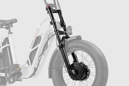 Fucare Gemini Sport Dual Motor Step Thru Ebike - SS-GEMINI-GY7-52T-ULB