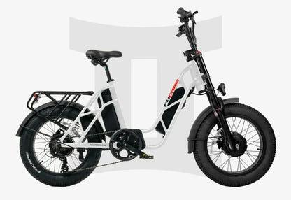 Fucare Gemini Sport Dual Motor Step Thru Ebike - SS-GEMINI-GY7-52T-ULB