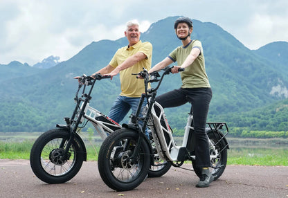 Fucare Gemini Sport Dual Motor Step Thru Ebike - SS-GEMINI-GY7-52T-ULB