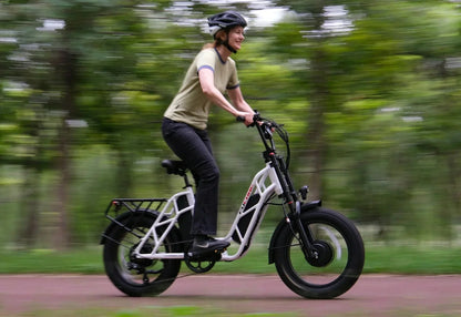 Fucare Gemini Sport Dual Motor Step Thru Ebike - SS-GEMINI-GY7-52T-ULB