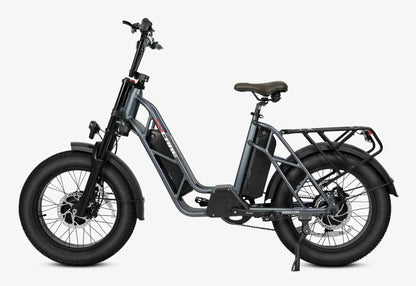 Fucare Gemini Sport Dual Motor Step Thru Ebike - SS-GEMINI-GY7-52T-ULB