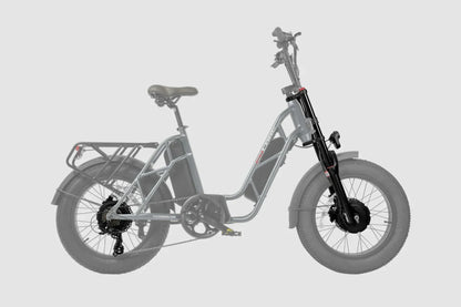 Fucare Gemini Sport Dual Motor Step Thru Ebike - SS-GEMINI-GY7-52T-ULB
