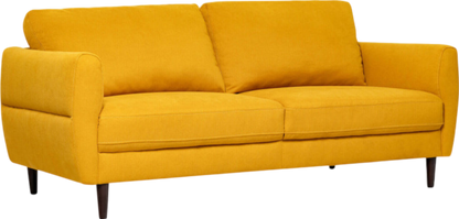 Costway Loveseat Sofa 72" Modern Upholstered Fabric Couch with Solid Wood Frame New -  Navy  HV10186WL-12NY