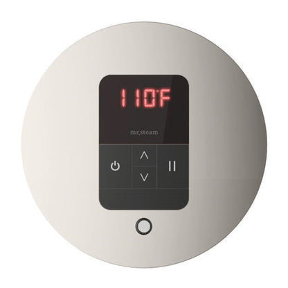 Mr. Steam- iTempo Round Steam Shower Control - Polished Nickel - MSITEMPORD-PN