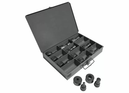 EDWARDS 12 PC. Round Punch & Die Set w/ Storage Case - ED9-PD1210