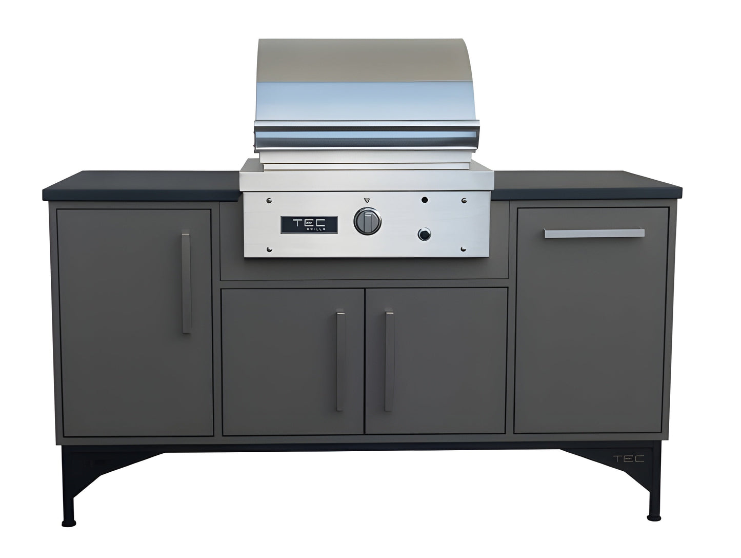 TEC Grills 26" Stering Patio On Midcentury Modern Island (66"), NG -  STPFR1NTISL