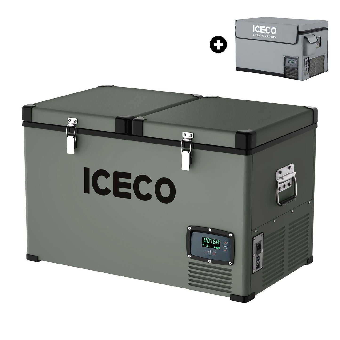ICECO 68.6QT VL65 Dual Zone Portable Fridge Combo