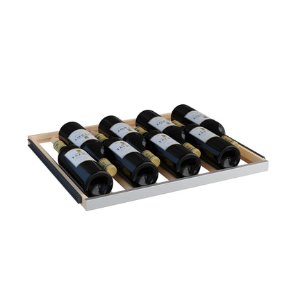 Avallon 24 Inch Wide 45 Bottle Capacity Dual Zone Wine Cooler with Left Swing Door - AWC242DZLH