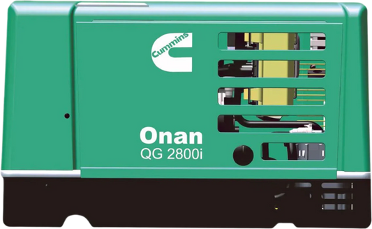 Cummins Onan QG 2800 2.8kW RV Generator 2.8HGLAA-8303 RV Gas Single Phase 120 Volt Air Cooled New