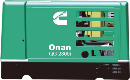 Cummins Onan QG 2800 2.8kW RV Generator 2.8HGLAA-8303 RV Gas Single Phase 120 Volt Air Cooled New