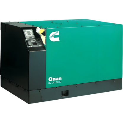 Cummins Onan QD 8000 8kW RV Generator 8HDKAK-1046 RV Diesel Single Phase 120 Volt Liquid Cooled New