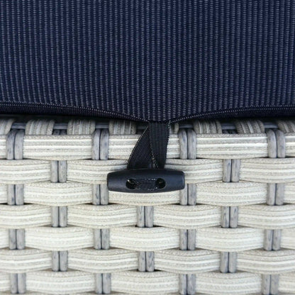 Deko Living Outdoor Wicker Patio Sofa & Ottoman Set with Adjustable Table Height - COP30010