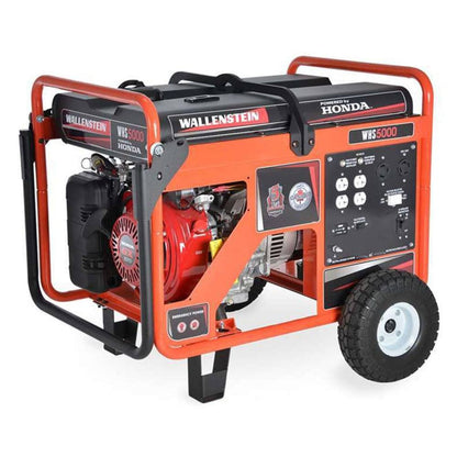 Wallenstein WHS5000 Residential 5000 Watts Generator Honda - WHS5000