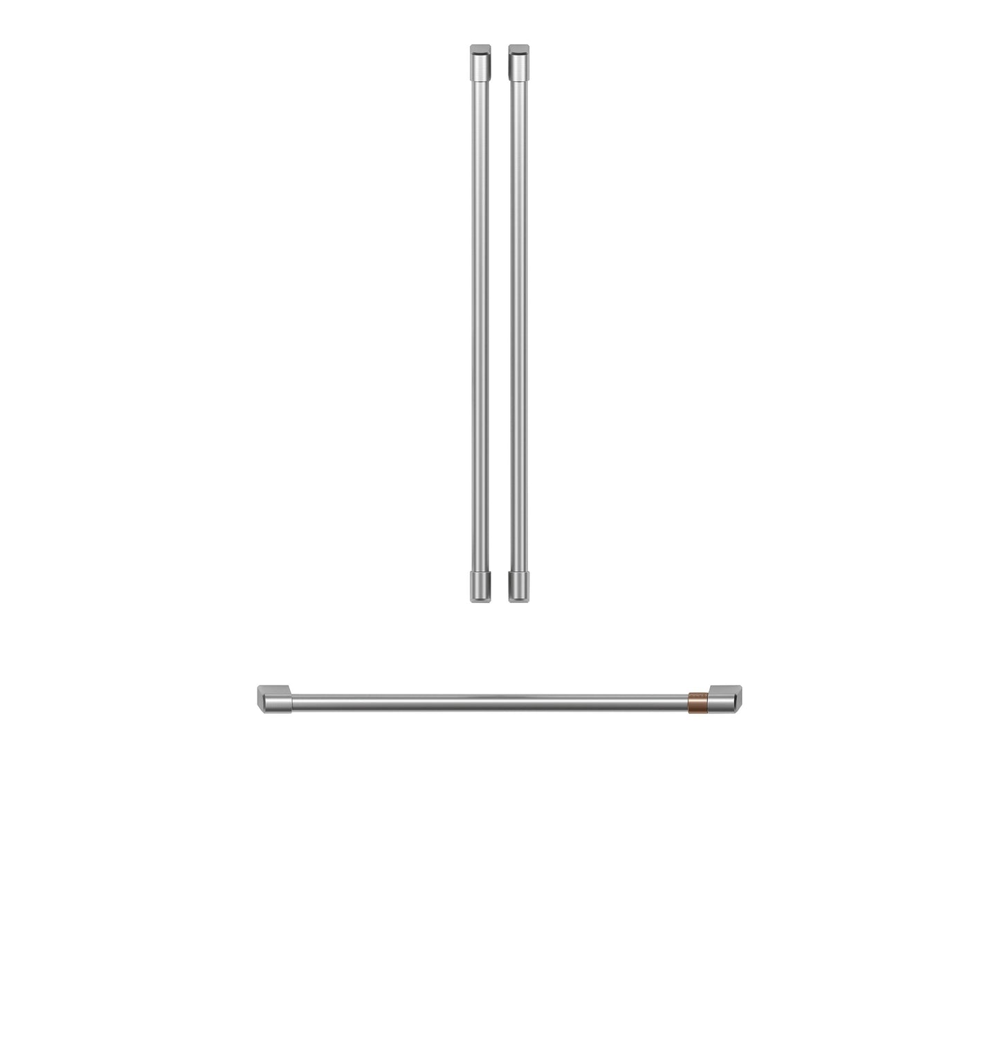 CAFE CXLB3H3PMSS CAFé Refrigeration Handle Kit - Brushed in Stainless Steel - CXLB3H3PMSS