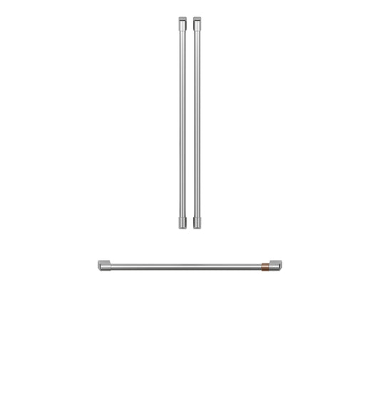 CAFE CXLB3H3PMSS CAFé Refrigeration Handle Kit - Brushed in Stainless Steel - CXLB3H3PMSS
