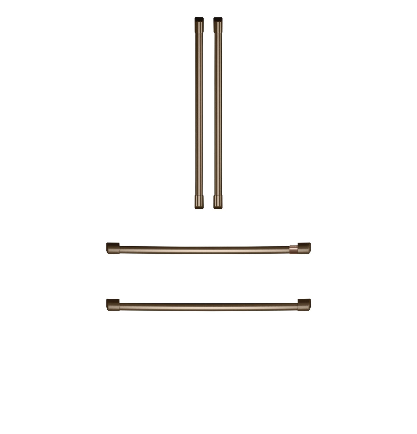CAFE CXQB4H4PNBZ CAFéRefrigeration Handle Kit - Brushed Bronze - CXQB4H4PNBZ