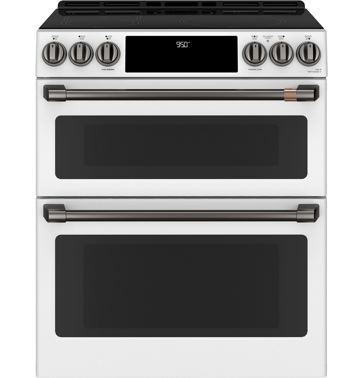 CAFE CXFCHHKPMBT CAFé Front Control Induction Knobs and Handles - Brushed Black - CXFCHHKPMB