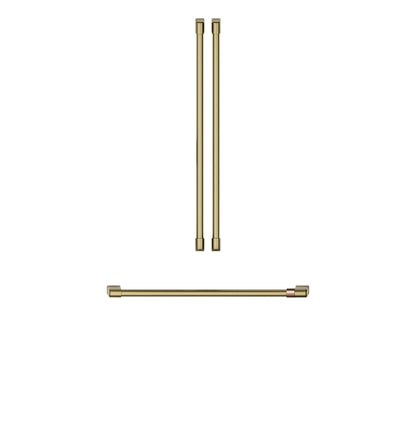 CAFE CXMA3H3PNCG CAFéRefrigeration Handle Kit - Brushed Brass - CXMA3H3PNCG