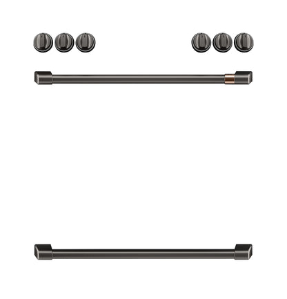 CAFE CXFCHHKPMBT CAFé Front Control Induction Knobs and Handles - Brushed Black - CXFCHHKPMB