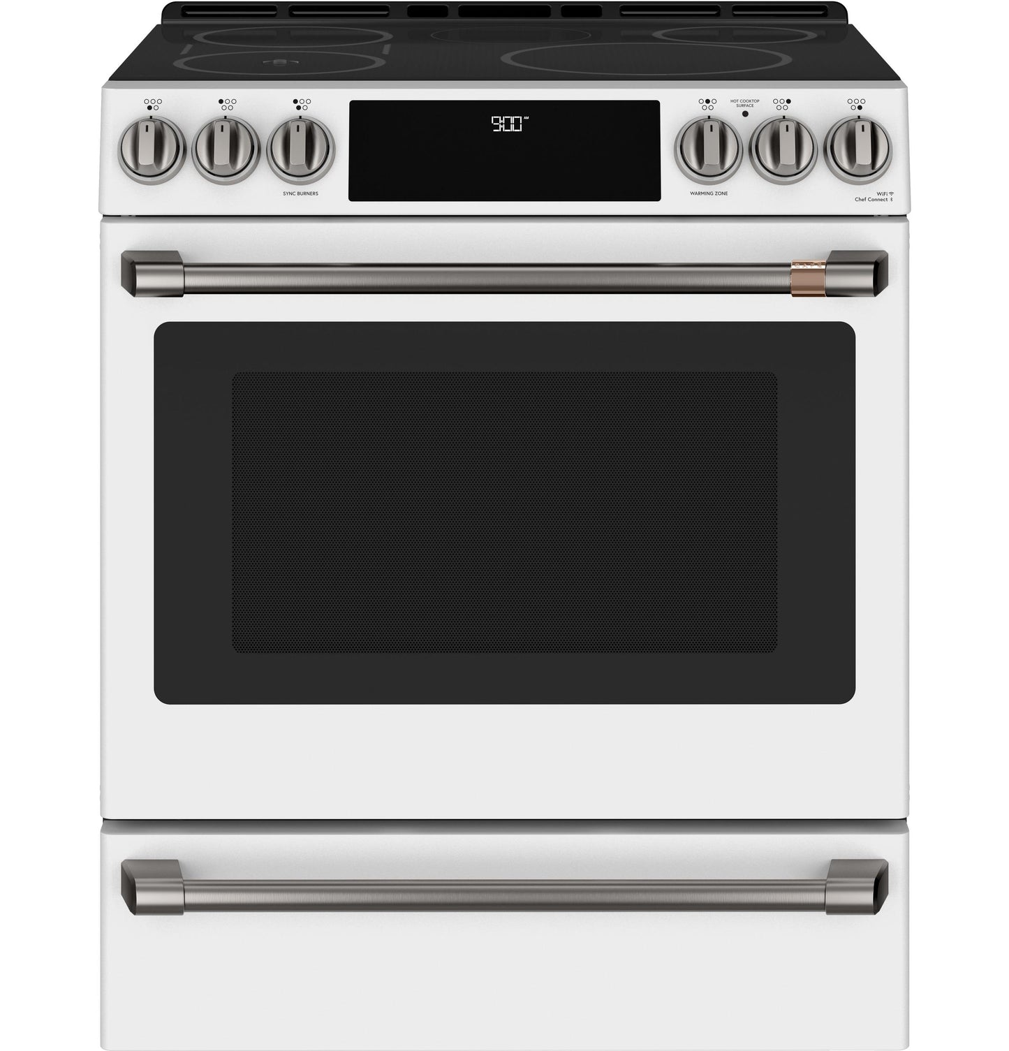 CAFE CXFCHHKPMBT CAFé Front Control Induction Knobs and Handles - Brushed Black - CXFCHHKPMB