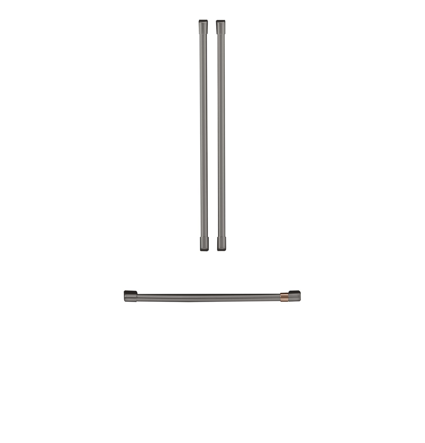 CAFE CXMA3H3PNBT CAFé Refrigeration Handle Kit - Brushed Black - CXMA3H3PNBT