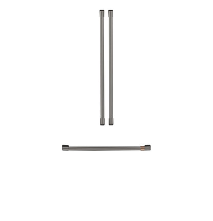 CAFE CXMA3H3PNBT CAFé Refrigeration Handle Kit - Brushed Black - CXMA3H3PNBT