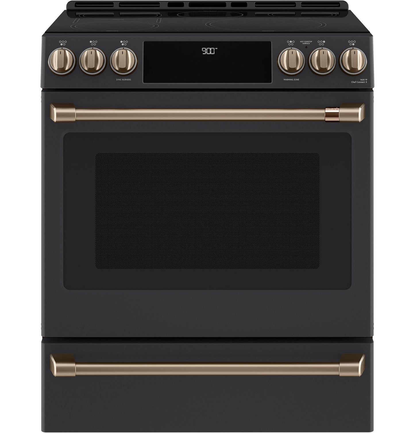 CAFE CXFCHHKPMBZ CAFé  Front Control Induction Knobs and Handles - Brushed Bronze - CXFCHHKPMBZ