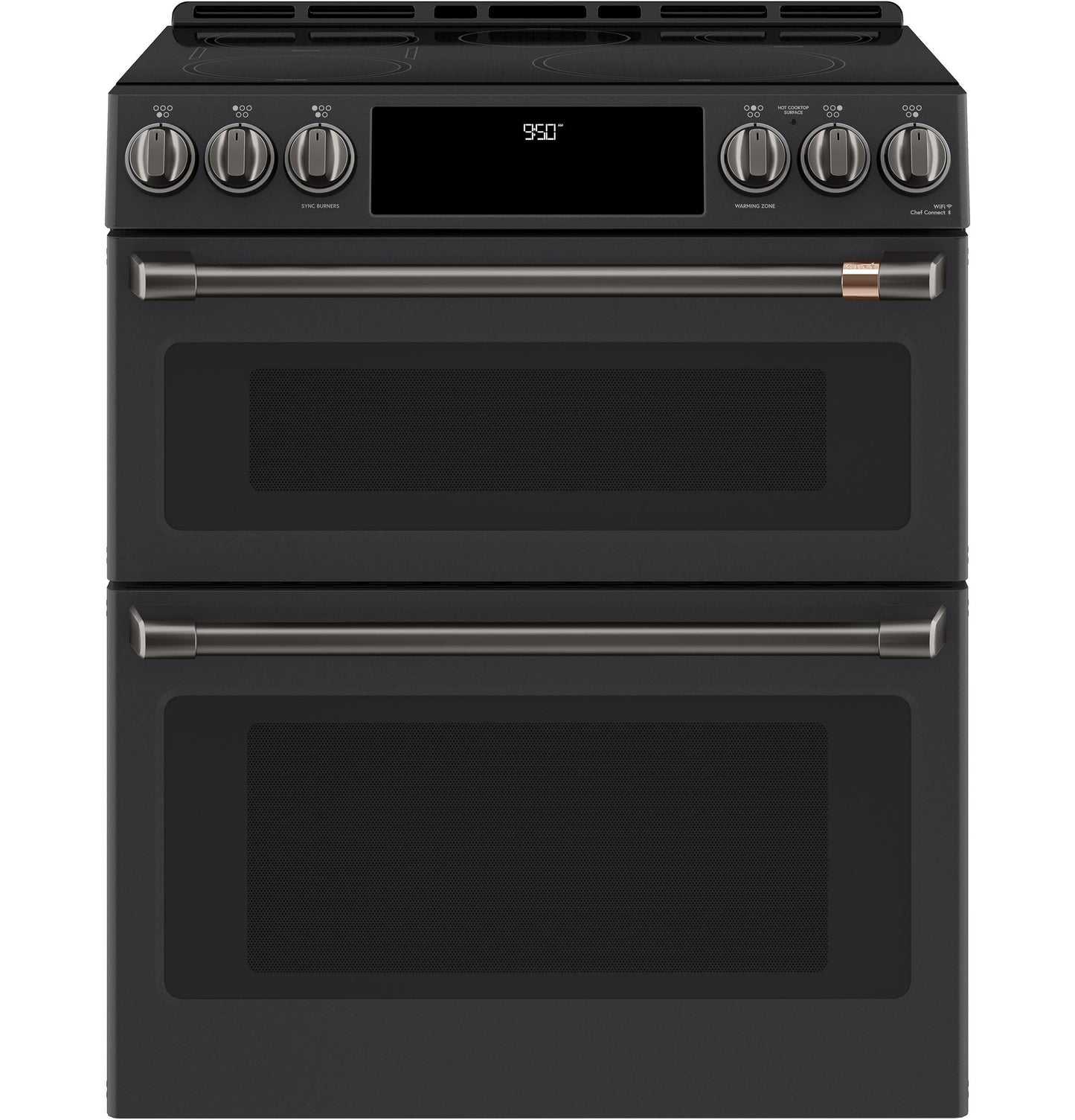 CAFE CXFCHHKPMBT CAFé Front Control Induction Knobs and Handles - Brushed Black - CXFCHHKPMB