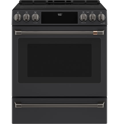 CAFE CXFCHHKPMBT CAFé Front Control Induction Knobs and Handles - Brushed Black - CXFCHHKPMB