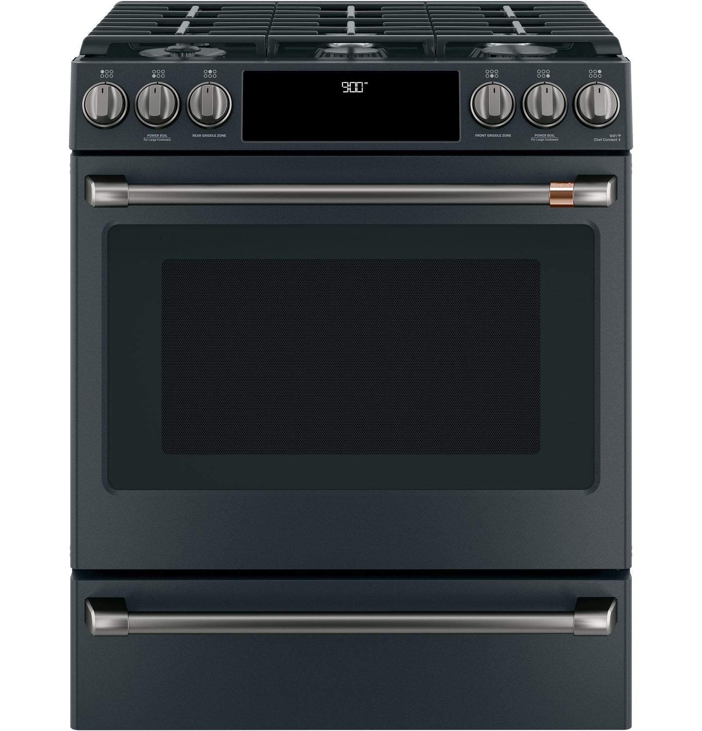 CAFE CXFCGHKPMBT CAFé Front Control Gas Knobs and Handles - Brushed Black - CXFCGHKPMBT