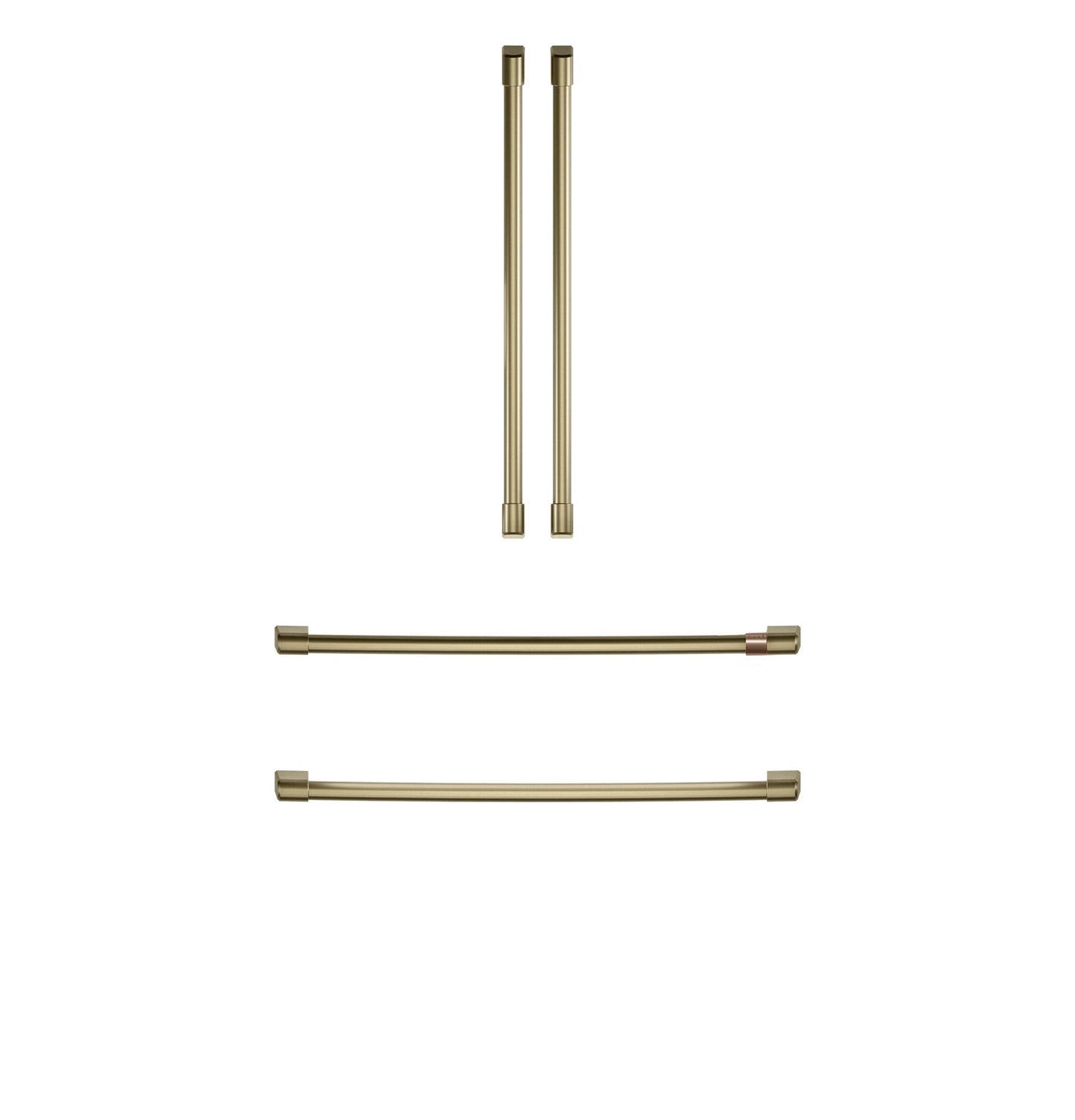 CAFE CXQB4H4PNCG CAFéRefrigeration Handle Kit - Brushed Brass - CXQB4H4PNCG